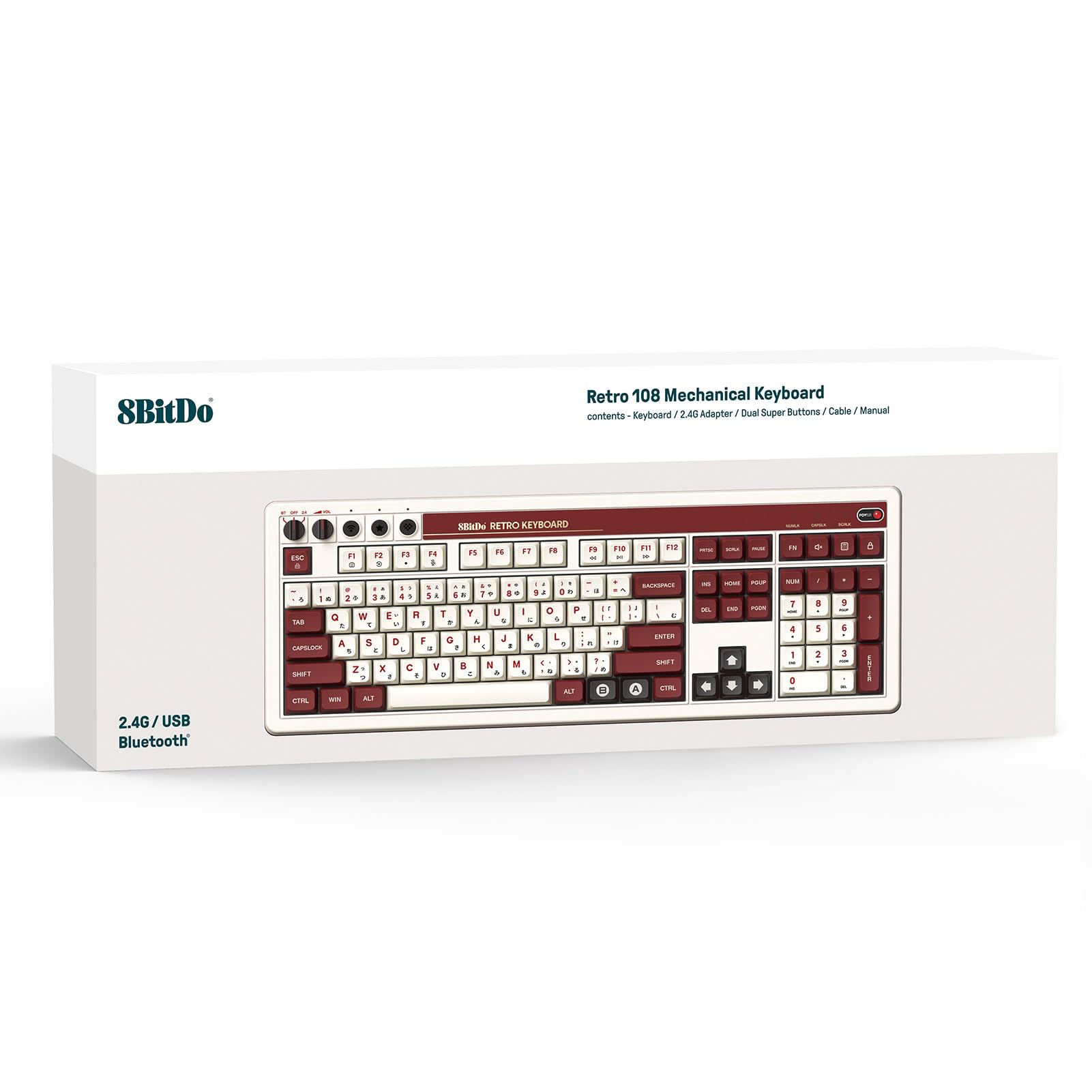 8BitDo Retro 108 Mechanical Keyboard
