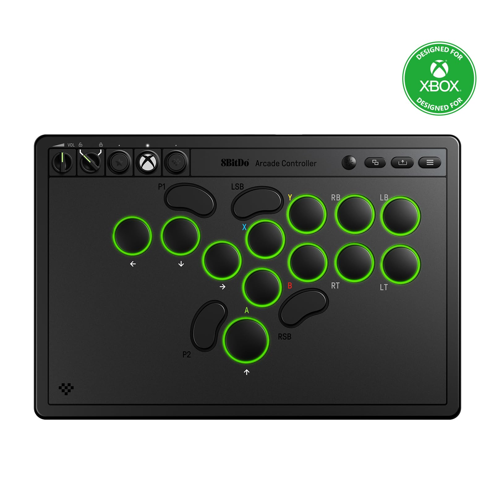 8BitDo All-Button Arcade Controller - Xbox Version(Officially Licensed)