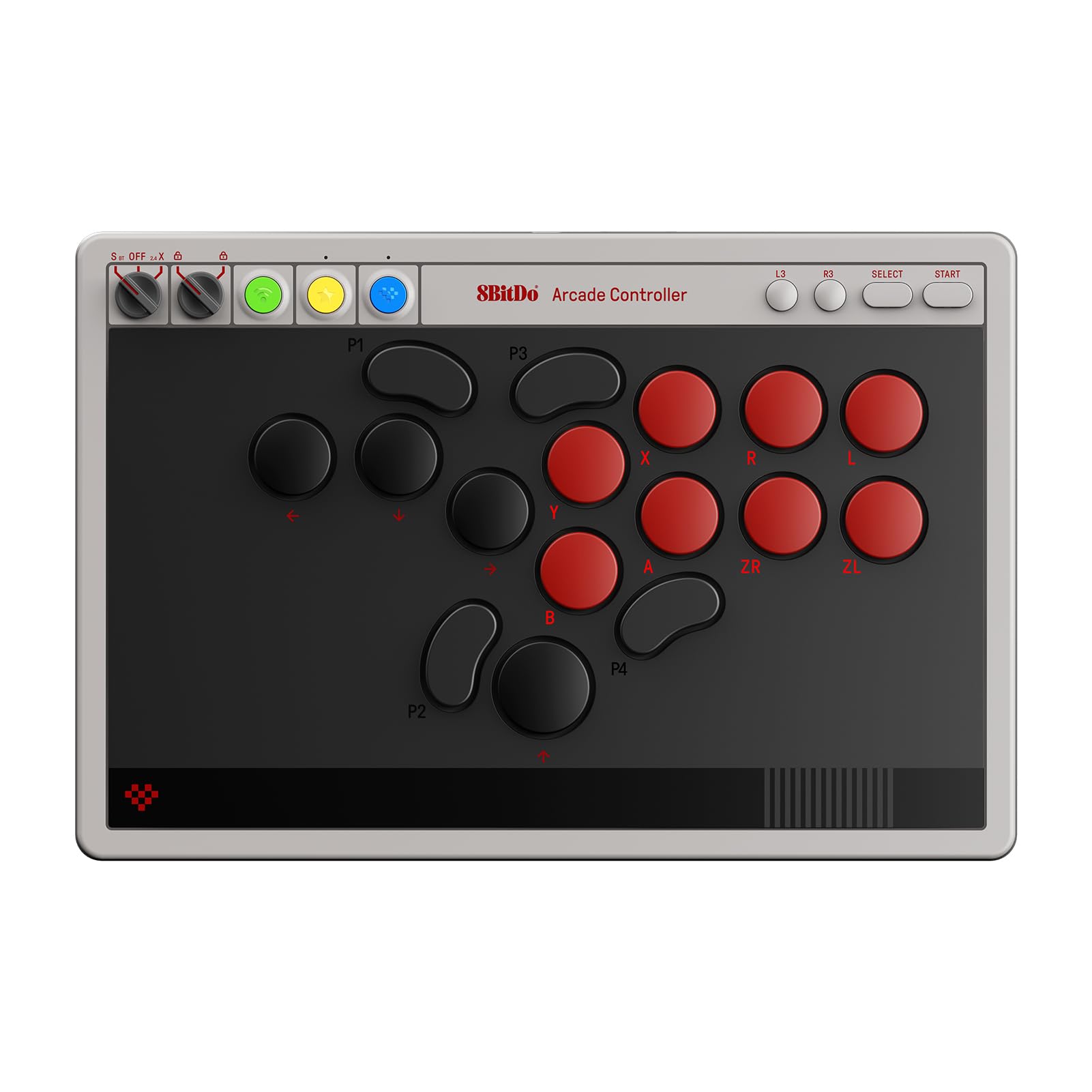 8BitDo All-Button Arcade Controller (80FG)