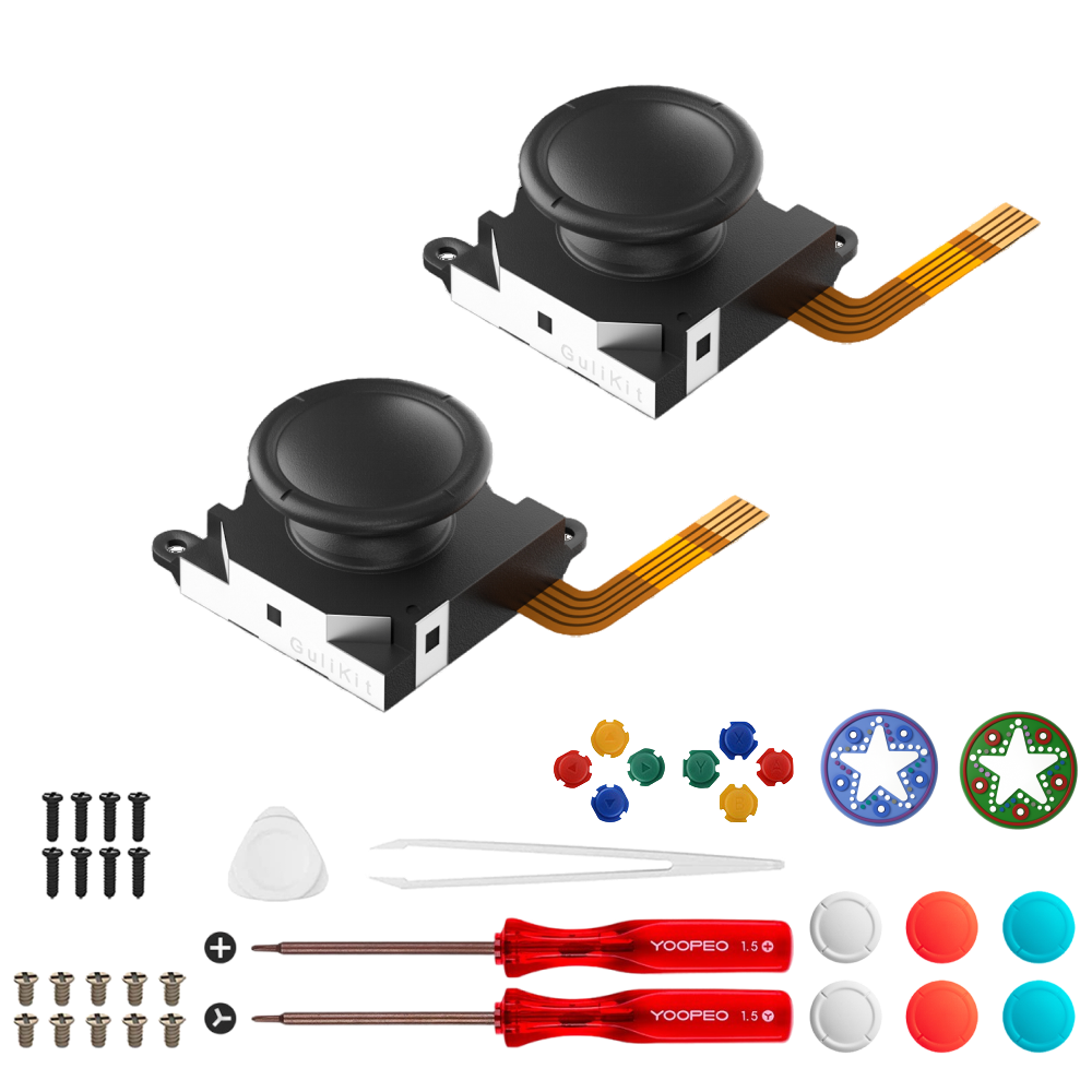 GuliKit TMR Joystick for Switch LCD, Switch OLED/Lite JoyCon (NS40T) - 1 Pair