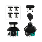GuliKit 720° Adjustable Tension TMR Magnetic Joystick Replacement Kit with 3 Pairs Thumbstick Caps - 1 Pair(NS55)