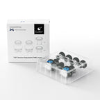 GuliKit 720° Adjustable Tension TMR Magnetic Joystick Replacement Kit with 3 Pairs Thumbstick Caps - 1 Pair(NS55)