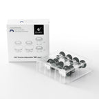 GuliKit 720° Adjustable Tension TMR Magnetic Joystick Replacement Kit with 3 Pairs Thumbstick Caps - 1 Pair(NS55)
