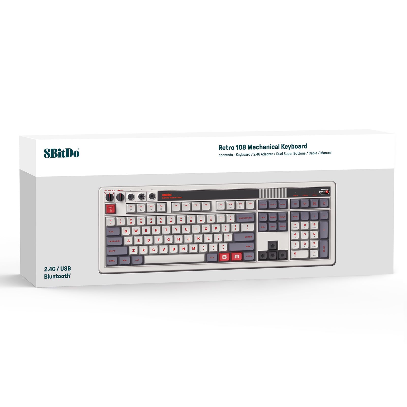 8BitDo Retro 108 Mechanical Keyboard