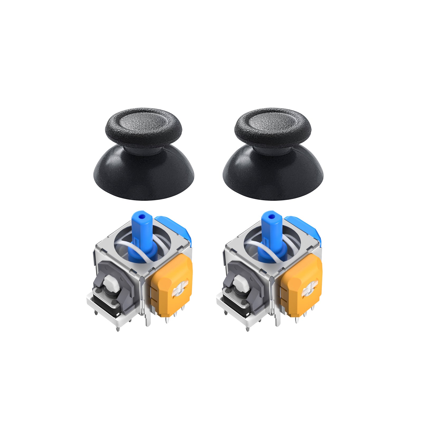 AKNES HallPi V6 TMR Joystick Replacement for DS5/DS4/Switch Pro/Xbox Series - 1 Pair (AK205)