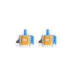 AKNES HallPi V6 TMR Joystick Replacement for DS5/DS4/Switch Pro/Xbox Series - 1 Pair (AK205)