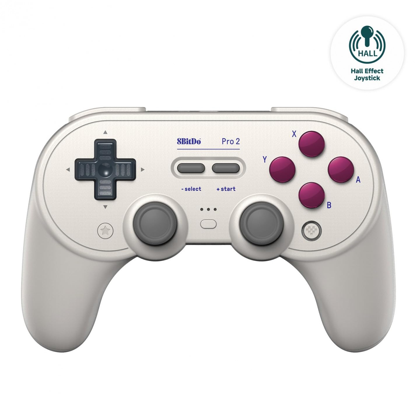 8BitDo Pro 2 Bluetooth Gamepad - Hall Effect Joystick (80GK)