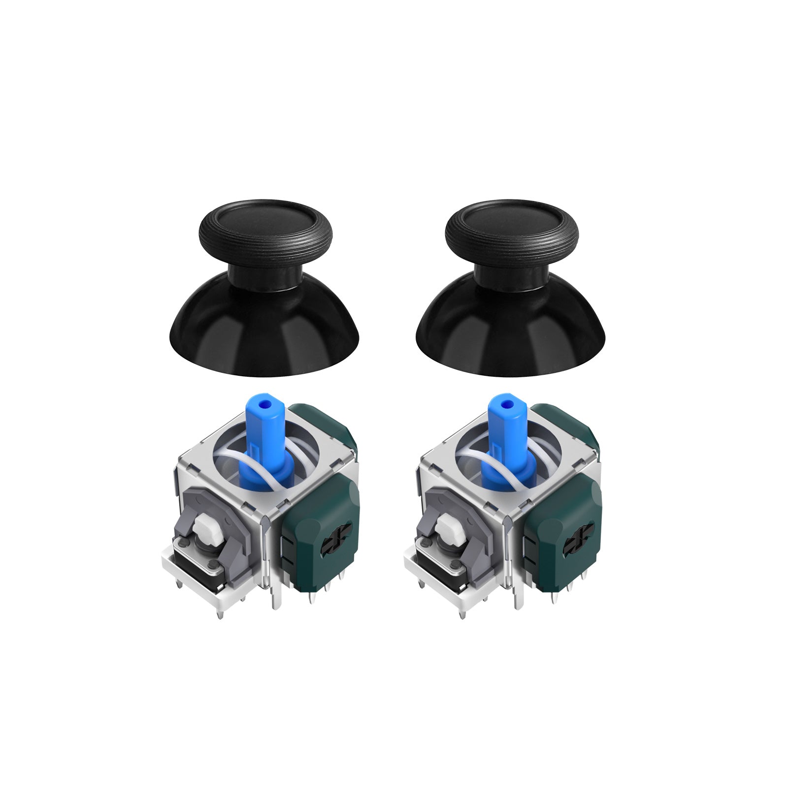 AKNES HallPi V6 TMR Joystick Replacement for DS5/DS4/Switch Pro/Xbox Series - 1 Pair (AK205)