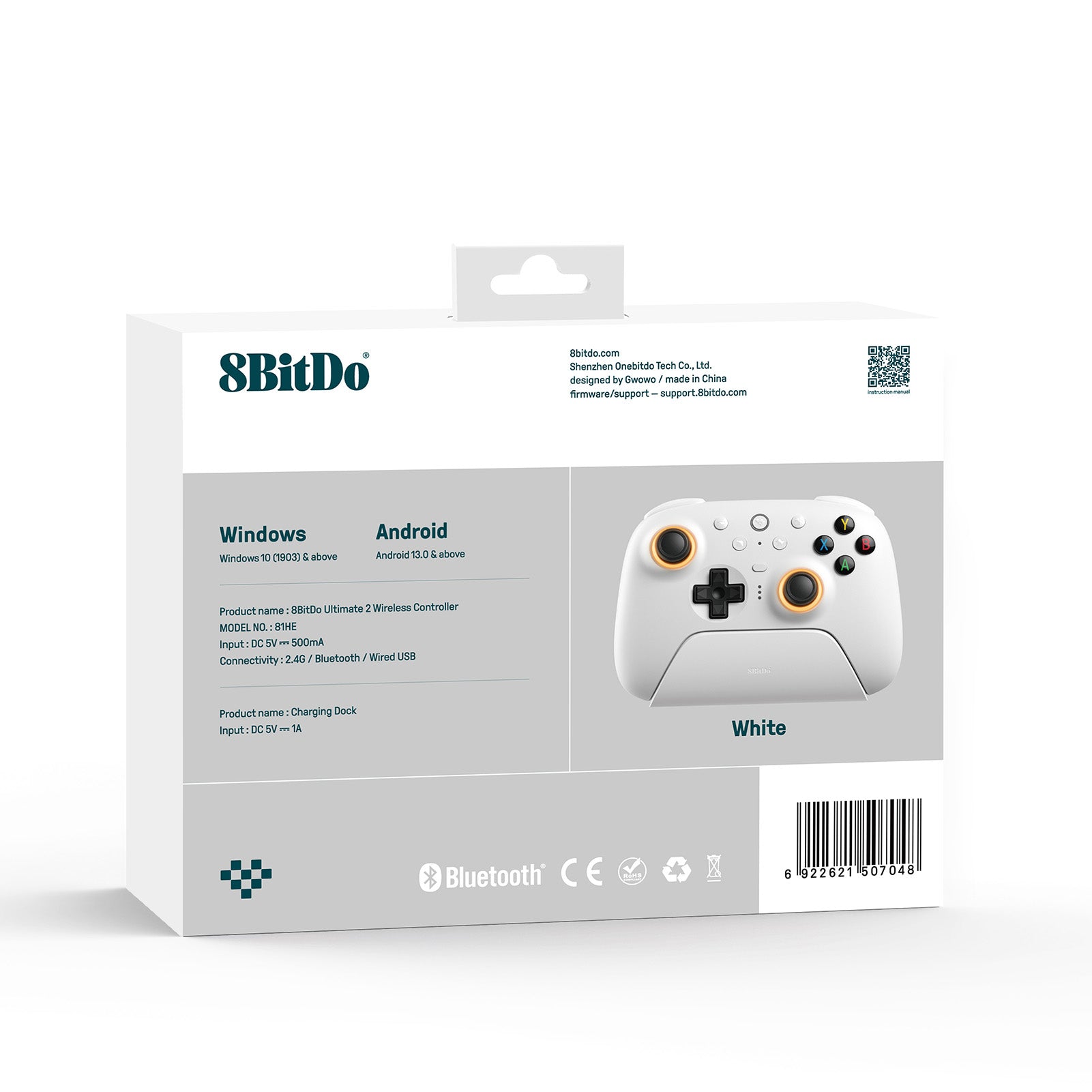 8BitDo Ultimate 2 Wireless 2.4G Controller (81HE)