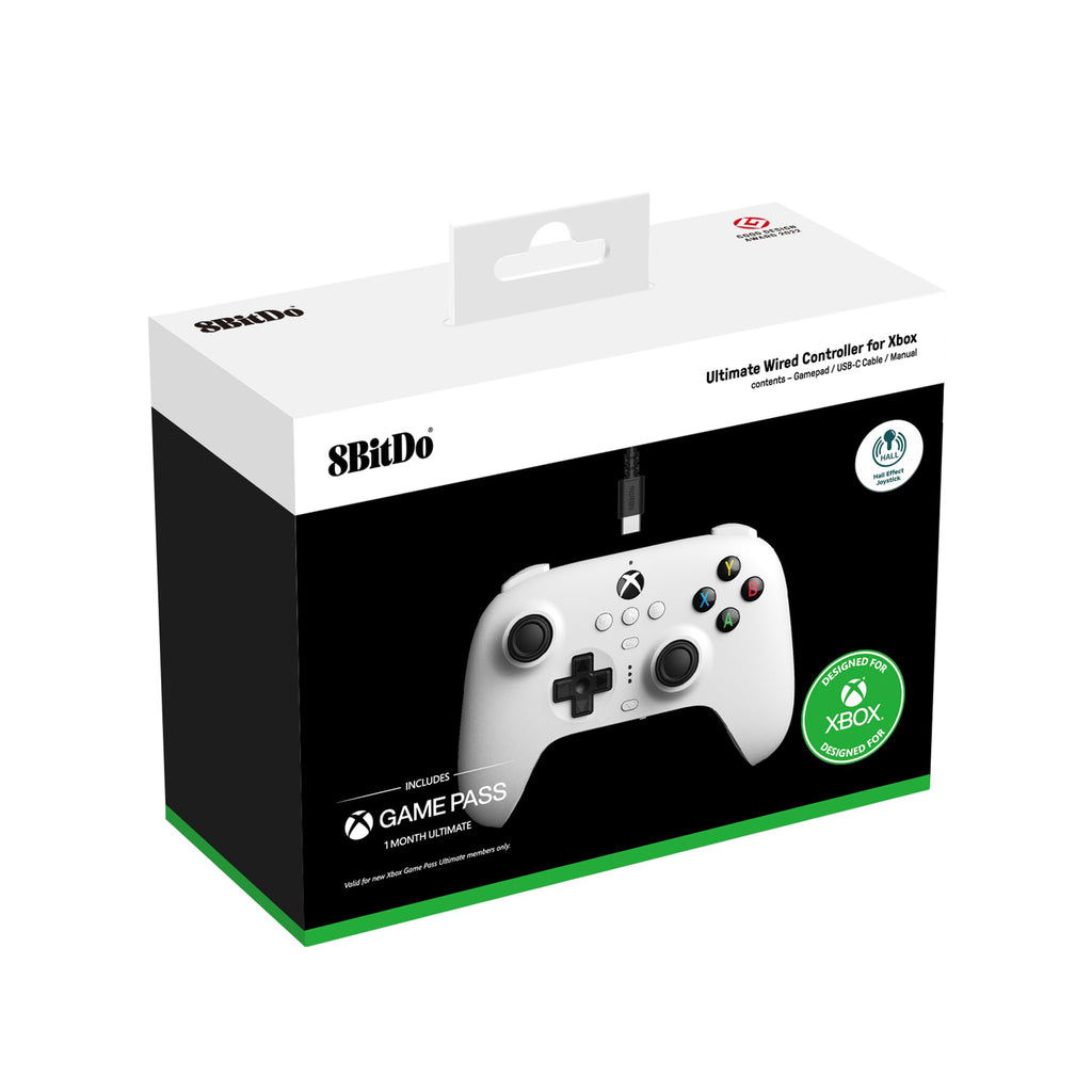 8BitDo Ultimate Wired Controller for Xbox, Hall Effect Joysticks (82CE)