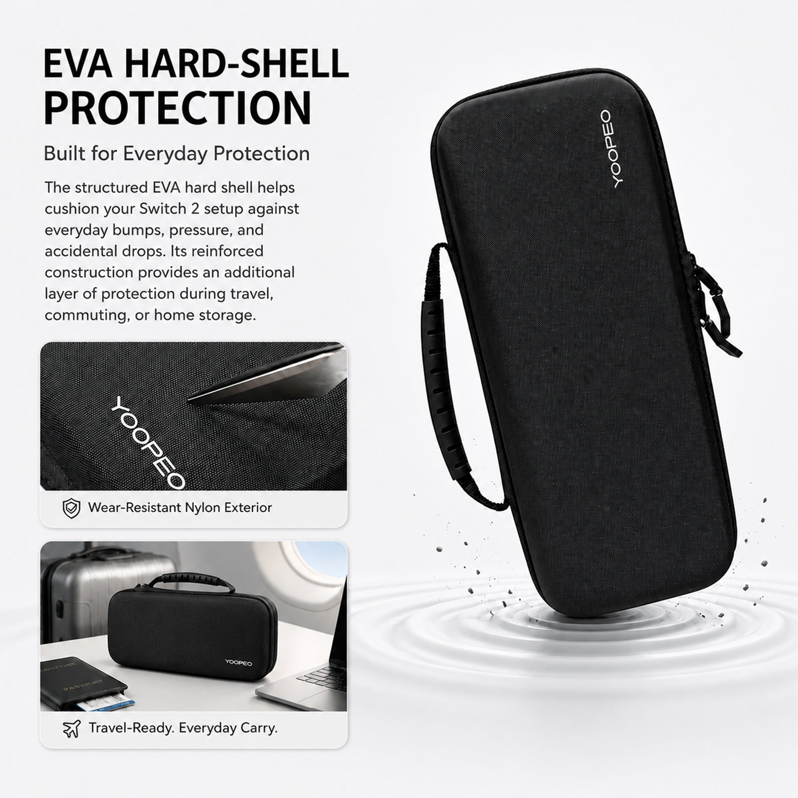 YOOPEO Carrying Case for Nintendo Switch 2 Joy-Con 2, MOBAPAD M12 Series and NYXI Hyperion 3