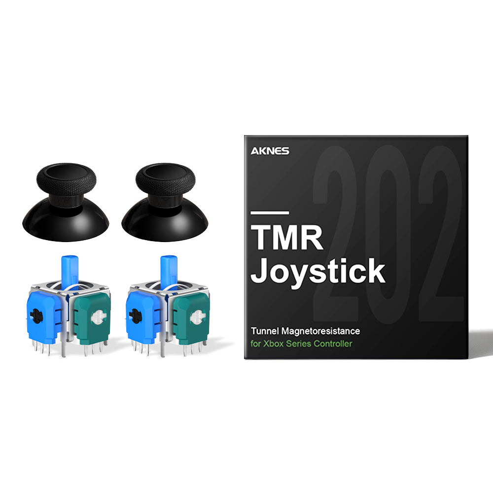 AKNES HallPi V6 TMR Joystick Replacement for DS5/DS4/Switch Pro/Xbox Series - 1 Pair (AK205)