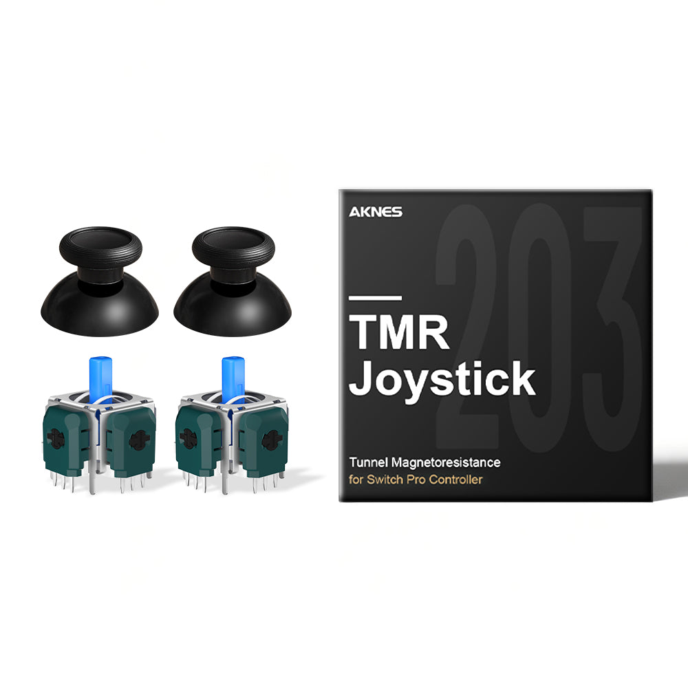 AKNES HallPi V6 TMR Joystick Replacement for DS5/DS4/Switch Pro/Xbox Series - 1 Pair (AK205)