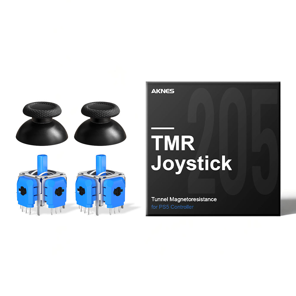 AKNES HallPi V6 TMR Joystick Replacement for DS5/DS4/Switch Pro/Xbox Series - 1 Pair (AK205)
