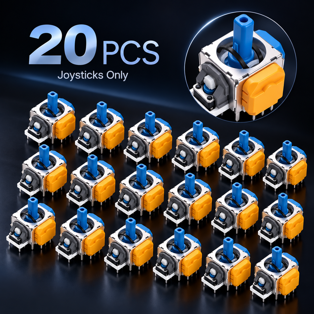 AKNES HallPi V7 TMR Angle-Sensing Joysticks without Packaging and Cap