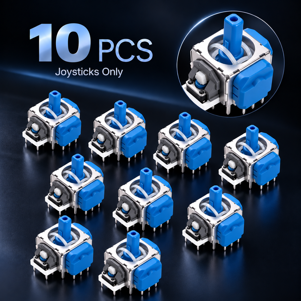 AKNES HallPi V7 TMR Angle-Sensing Joysticks without Packaging and Cap