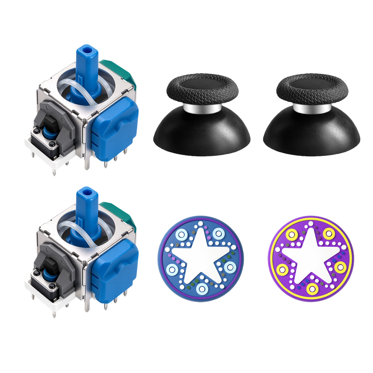 AKNES HallPi V7 TMR Angle-Sensing Joysticks (AK208/AK209)