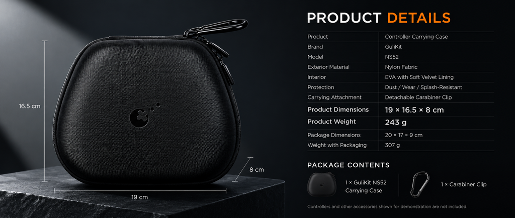 GuliKit KK3 Series/ ES Series / Xbox Controller Carrying Case (NS52)