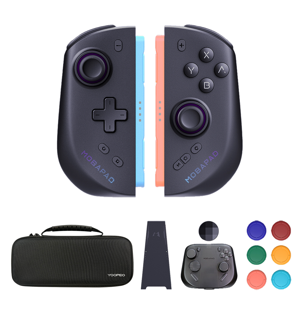 MOBAPA M12 HD with Charging Grip 3rd-party Switch 2 Joy-con