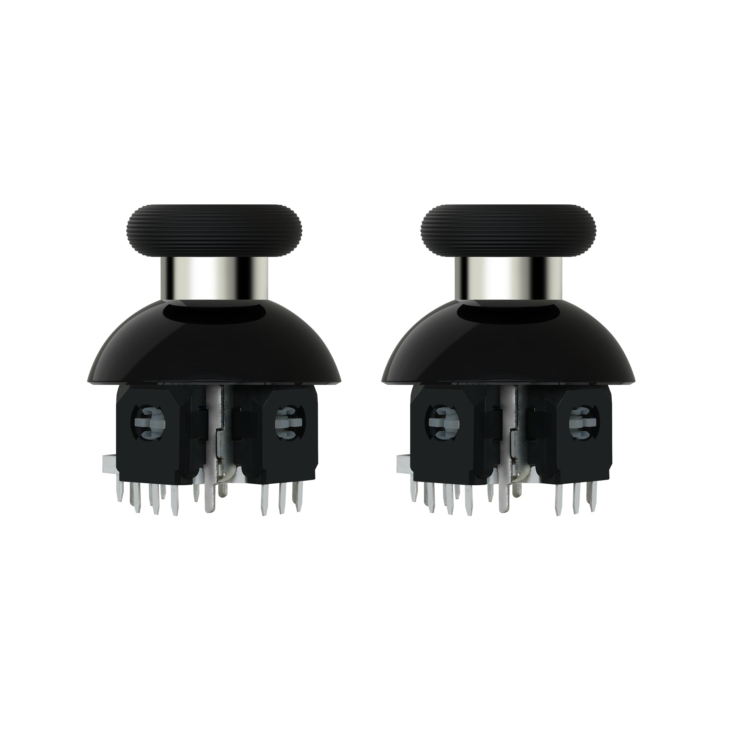 GuliKit 720° Adjustable Tension TMR Magnetic Joystick Replacement Kit with 3 Pairs Thumbstick Caps - 1 Pair(NS55)