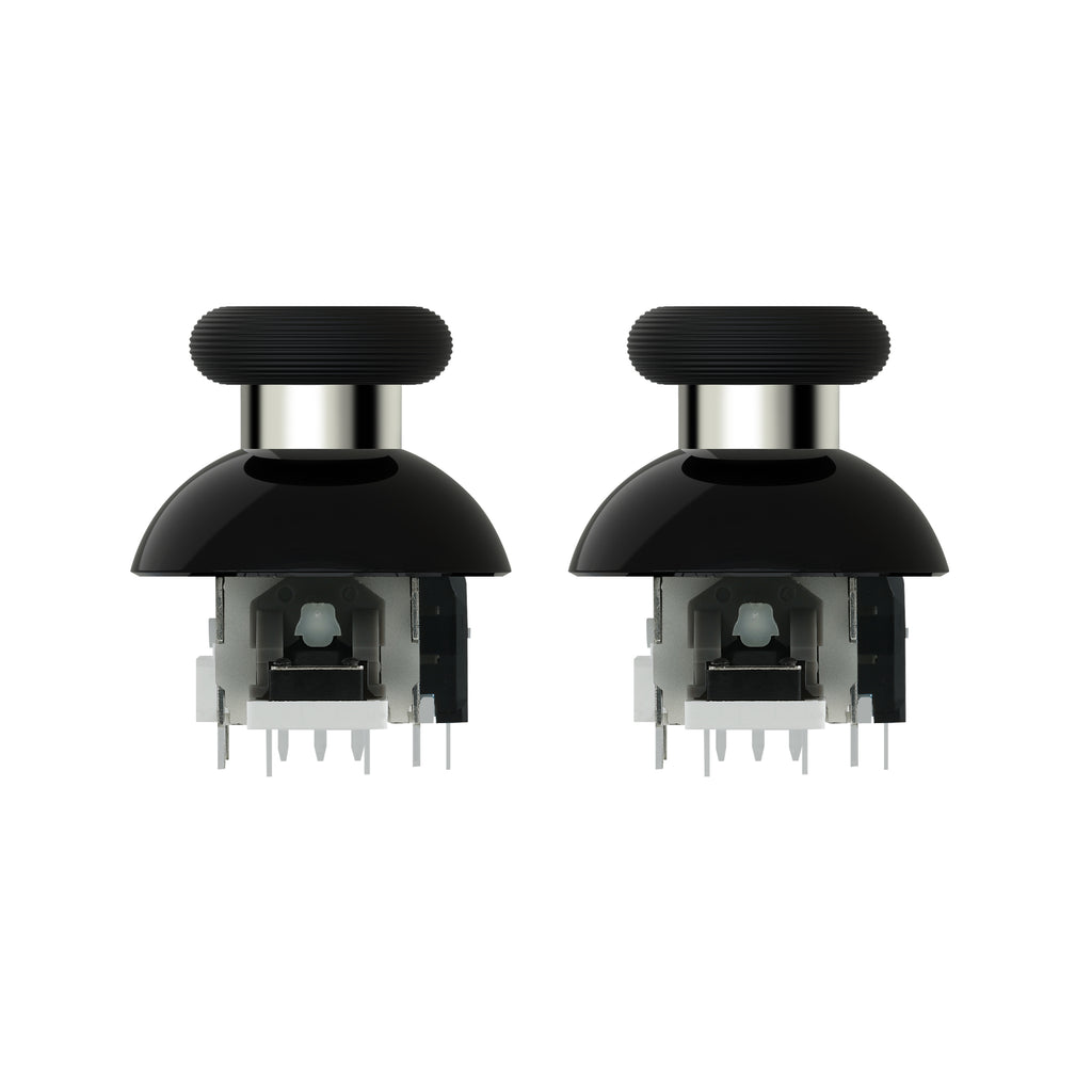 GuliKit 720° Adjustable Tension TMR Magnetic Joystick Replacement Kit with 3 Pairs Thumbstick Caps - 1 Pair(NS55)