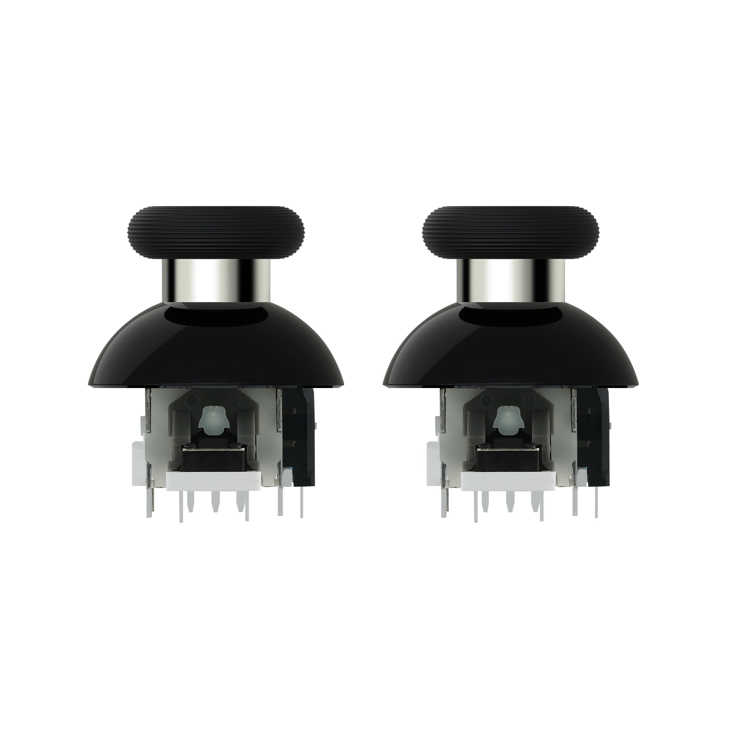 GuliKit 720° Adjustable Tension TMR Magnetic Joystick Replacement Kit with 3 Pairs Thumbstick Caps - 1 Pair(NS55)