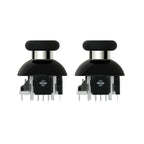 GuliKit 720° Adjustable Tension TMR Magnetic Joystick Replacement Kit with 3 Pairs Thumbstick Caps - 1 Pair(NS55)