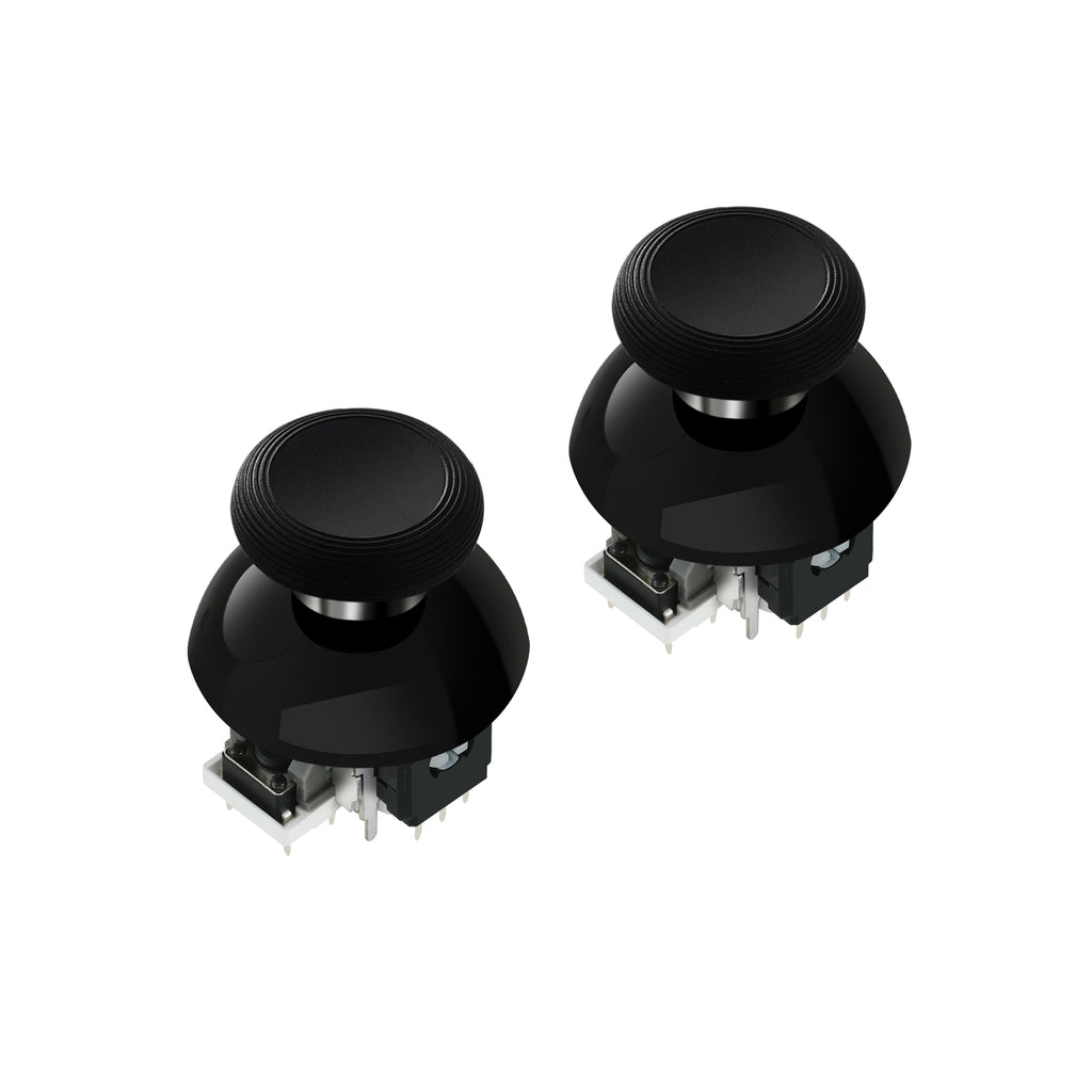 GuliKit 720° Adjustable Tension TMR Magnetic Joystick Replacement Kit with 3 Pairs Thumbstick Caps - 1 Pair(NS55)