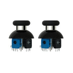 GuliKit 720° Adjustable Tension TMR Magnetic Joystick Replacement Kit with 3 Pairs Thumbstick Caps - 1 Pair(NS55)
