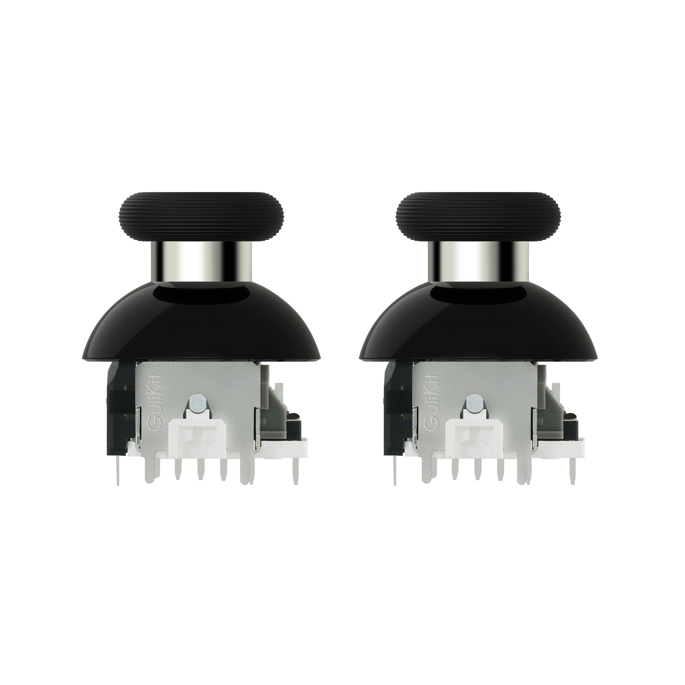 GuliKit 720° Adjustable Tension TMR Magnetic Joystick Replacement Kit with 3 Pairs Thumbstick Caps - 1 Pair(NS55)