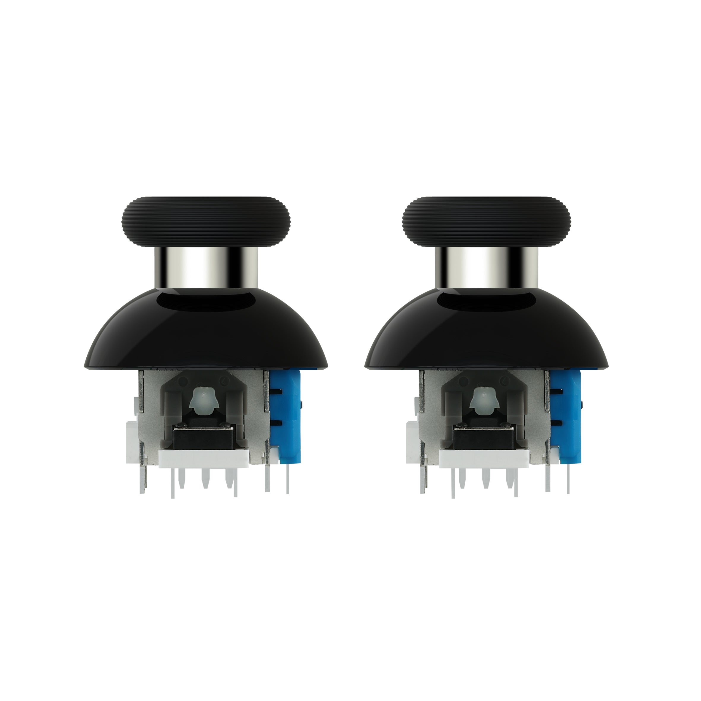 GuliKit 720° Adjustable Tension TMR Magnetic Joystick Replacement Kit with 3 Pairs Thumbstick Caps - 1 Pair(NS55)
