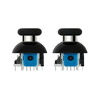 GuliKit 720° Adjustable Tension TMR Magnetic Joystick Replacement Kit with 3 Pairs Thumbstick Caps - 1 Pair(NS55)