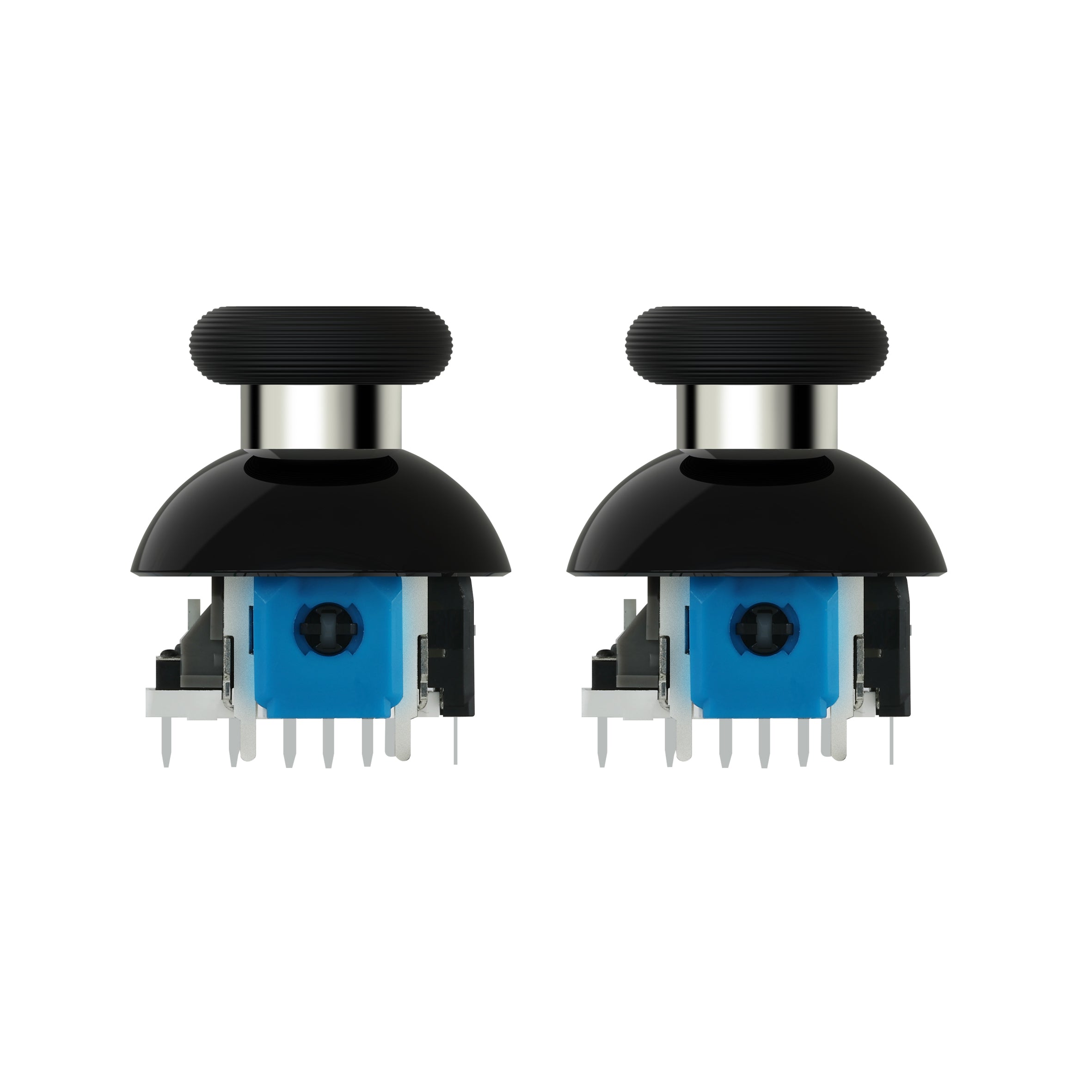 GuliKit 720° Adjustable Tension TMR Magnetic Joystick Replacement Kit with 3 Pairs Thumbstick Caps - 1 Pair(NS55)