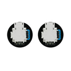 GuliKit 720° Adjustable Tension TMR Magnetic Joystick Replacement Kit with 3 Pairs Thumbstick Caps - 1 Pair(NS55)