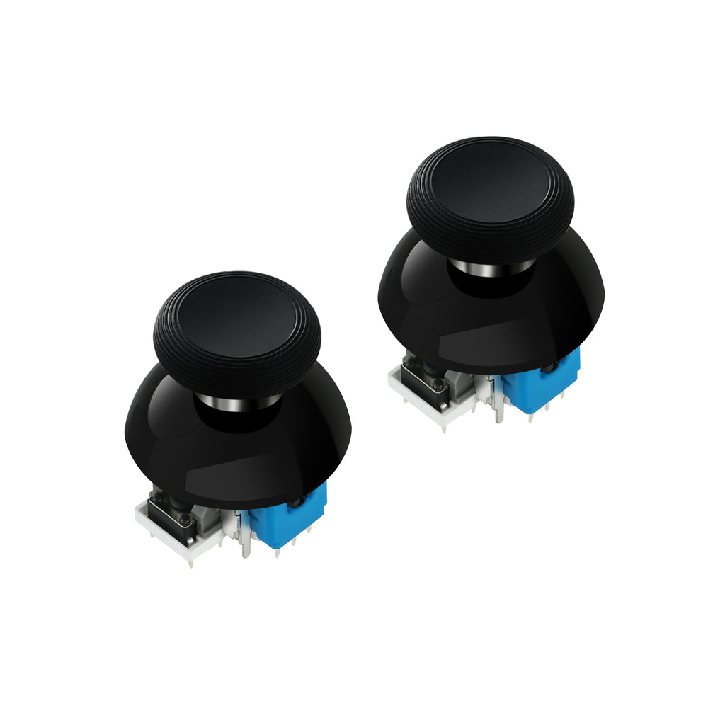 GuliKit 720° Adjustable Tension TMR Magnetic Joystick Replacement Kit with 3 Pairs Thumbstick Caps - 1 Pair(NS55)