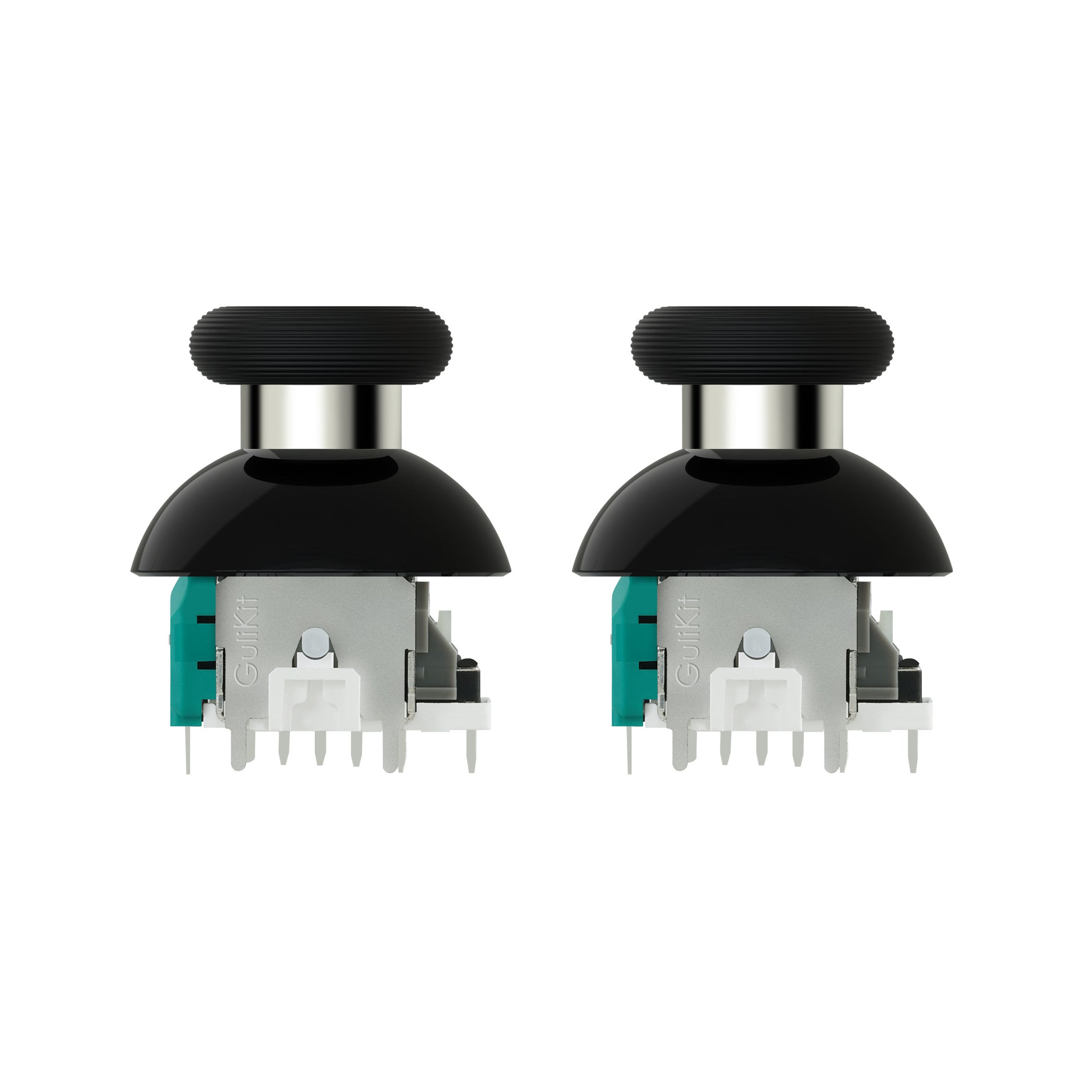 GuliKit 720° Adjustable Tension TMR Magnetic Joystick Replacement Kit with 3 Pairs Thumbstick Caps - 1 Pair(NS55)