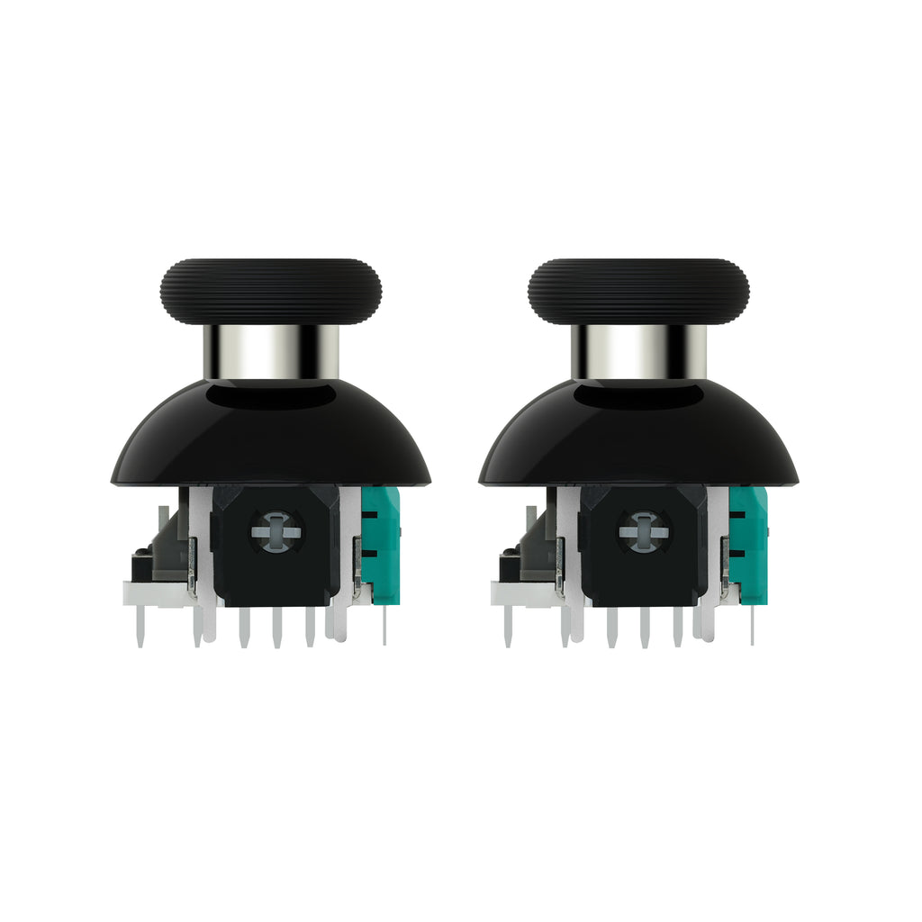 GuliKit 720° Adjustable Tension TMR Magnetic Joystick Replacement Kit with 3 Pairs Thumbstick Caps - 1 Pair(NS55)