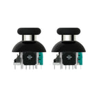 GuliKit 720° Adjustable Tension TMR Magnetic Joystick Replacement Kit with 3 Pairs Thumbstick Caps - 1 Pair(NS55)
